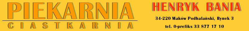 Logo Piekarnia | Ciastkarnia Henryk Bania 